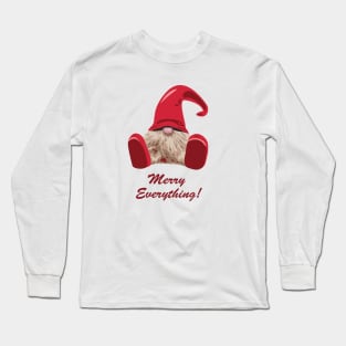 Merry Christmas Gnome Holiday shirt Long Sleeve T-Shirt